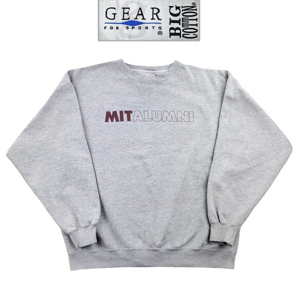 MIT Alumni Vintage Sweatshirt 90s Crewneck Gear for Sports Big Cotton College XL - Picture 1 of 14